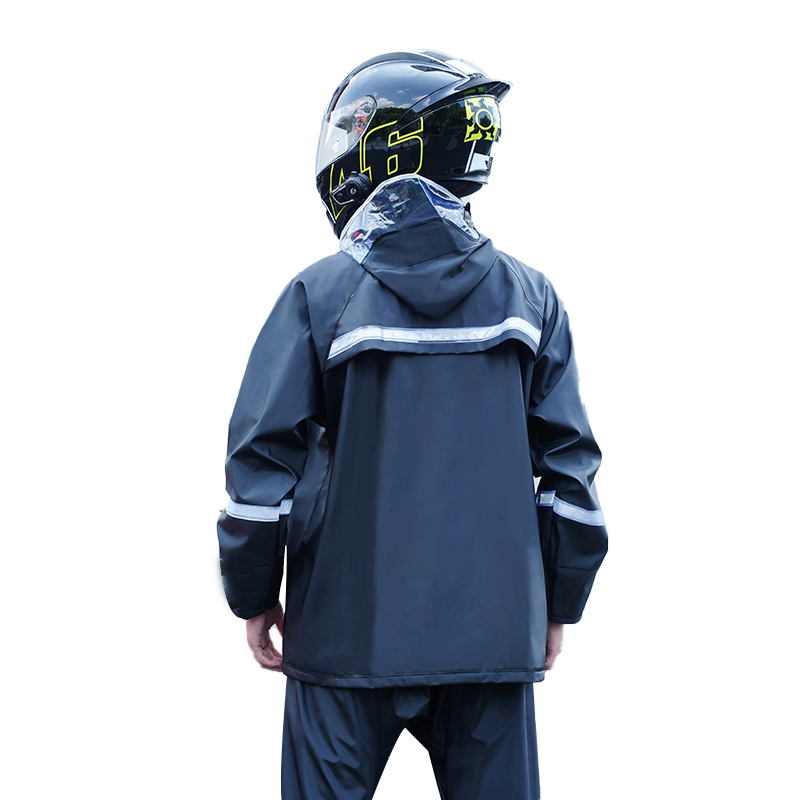 بدلة مطر للدراجات النارية مقاو - مراجعة Motorcycle Rain Suit 2 Piece وسعره