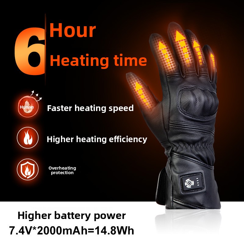 قفازات دراجات نارية من الجلد ا - مراجعة Motorcycle Gloves Leather Knuckle وسعره