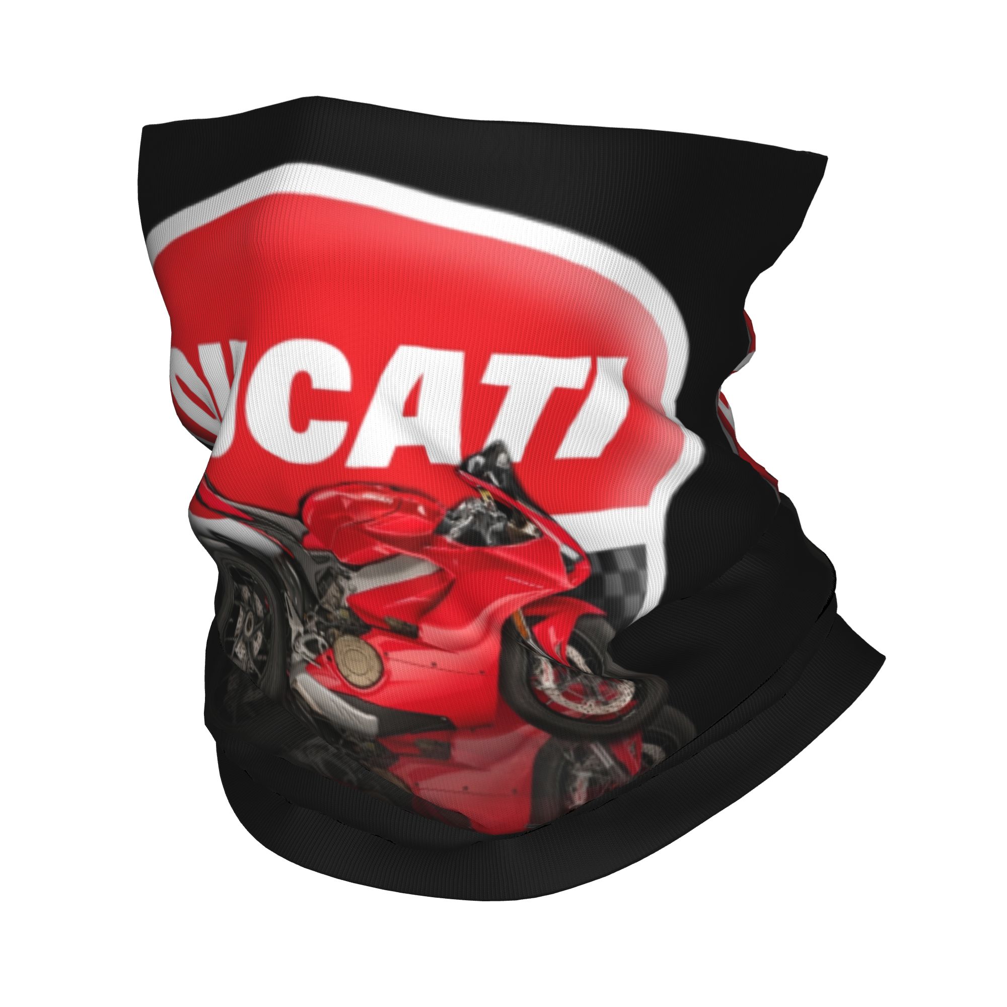 غطاء رقبة ووجه مخصص بتصميم دوك - مراجعة Motorcycle Neck Gaiter Balaclava وسعره