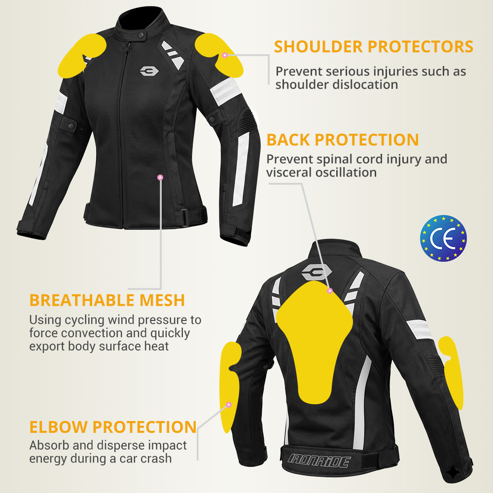 سترات نسائية للدراجات النارية، - مراجعة Motorcycle Riding Jacket Waterproof وسعره