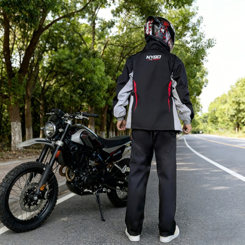 معطف واق من المطر للدراجات الن - مراجعة Motorcycle Riding Jacket Waterproof وسعره