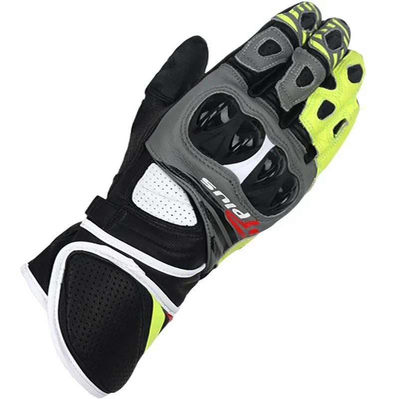 قفازات طويلة من الجلد للدراجات - مراجعة Motorcycle Gloves Leather Knuckle وسعره