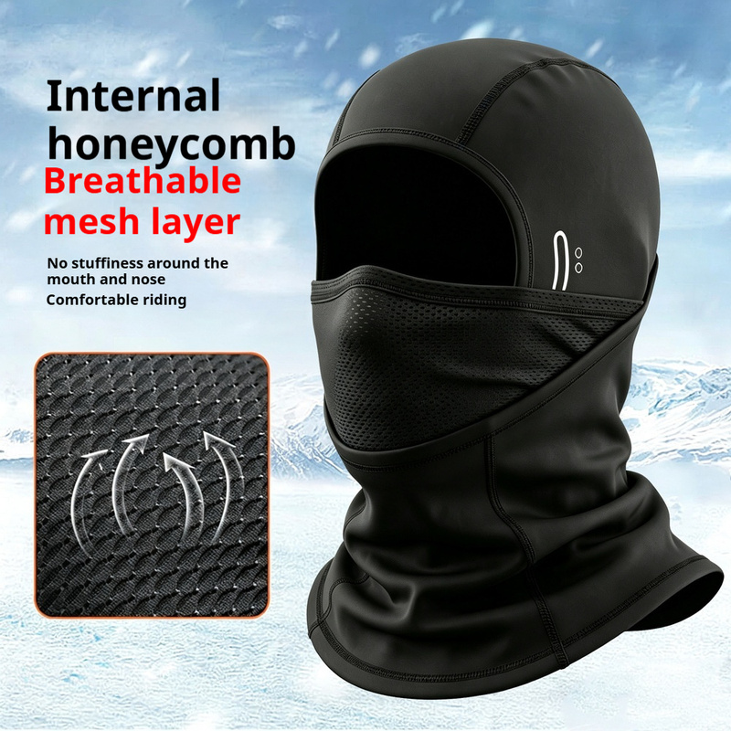 غطاء رأس من الصوف للشتاء، واقي - مراجعة Motorcycle Neck Gaiter Balaclava وسعره