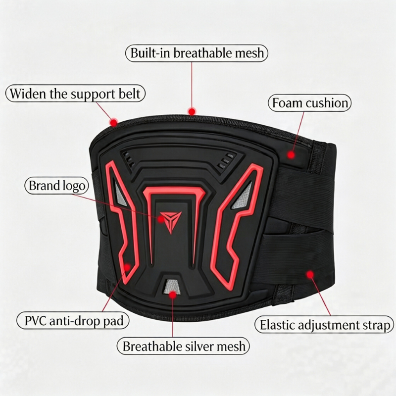 حزام حماية للخصر قابل للتعديل  - مراجعة Motorcycle Kidney Belt Riding وسعره
