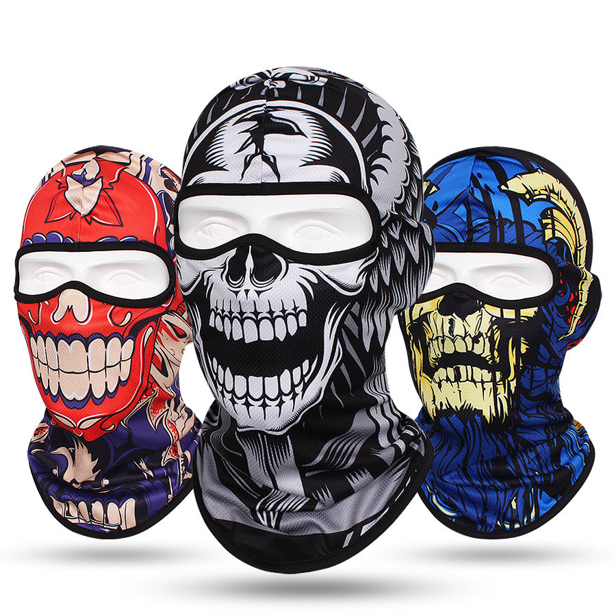 قناع كامل للوجه للرجال على شكل - مراجعة Motorcycle Neck Gaiter Balaclava وسعره