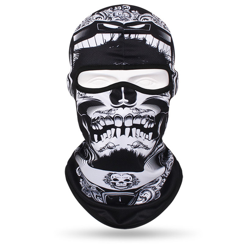 قناع كامل للوجه للرجال على شكل - مراجعة Motorcycle Neck Gaiter Balaclava وسعره