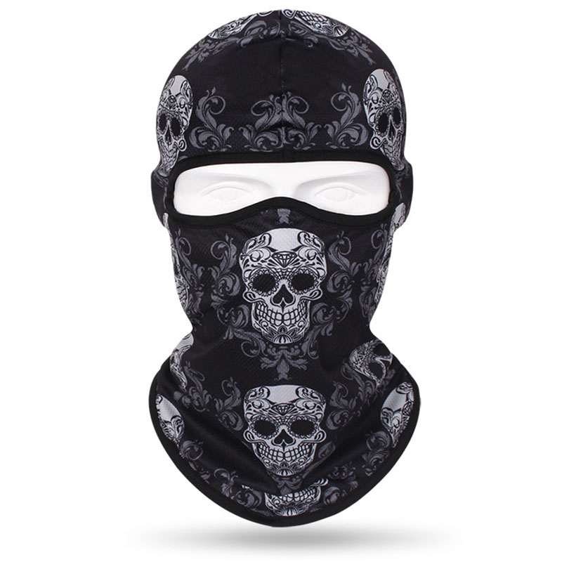 قناع كامل للوجه للرجال على شكل - مراجعة Motorcycle Neck Gaiter Balaclava وسعره