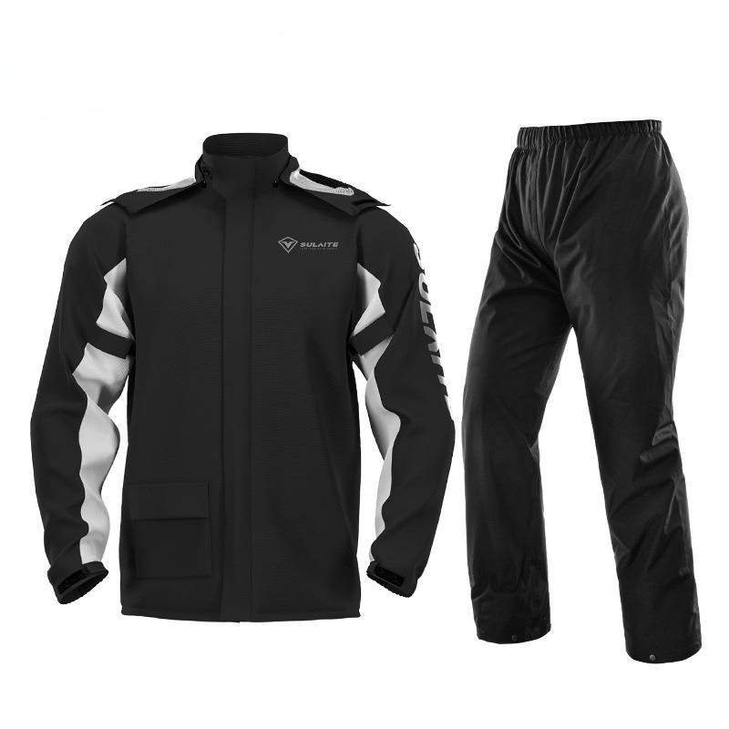 بدلة واقية من المطر للدراجات ا - مراجعة Motorcycle Rain Suit 2 Piece وسعره