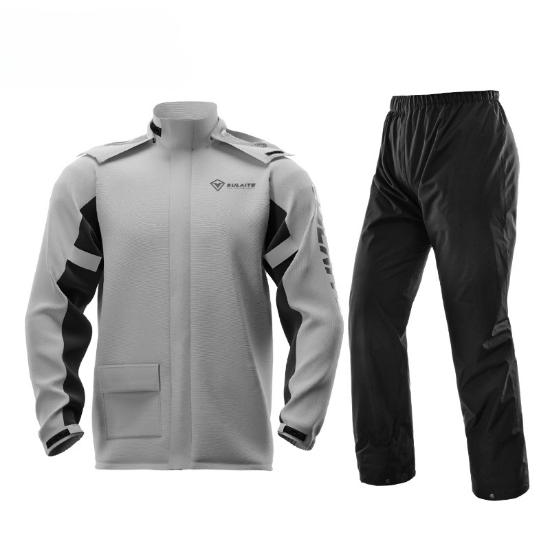 بدلة واقية من المطر للدراجات ا - مراجعة Motorcycle Rain Suit 2 Piece وسعره