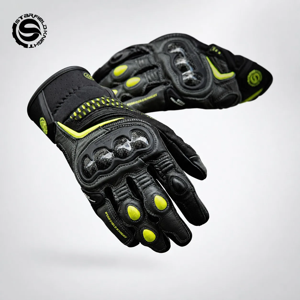 قفازات ركوب الدراجات النارية م - مراجعة Motorcycle Gloves Leather Knuckle وسعره