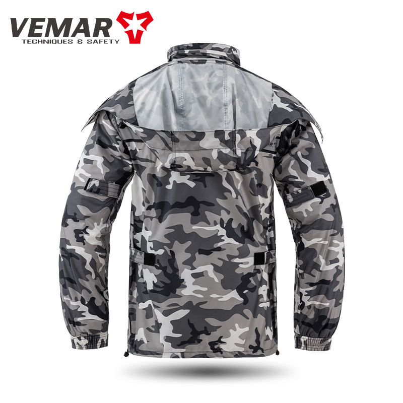بدلة دراجات نارية عاكسة للضوء  - مراجعة Motorcycle Rain Suit 2 Piece وسعره