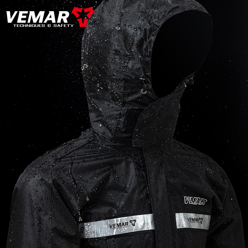 بدلة دراجات نارية عاكسة للضوء  - مراجعة Motorcycle Rain Suit 2 Piece وسعره