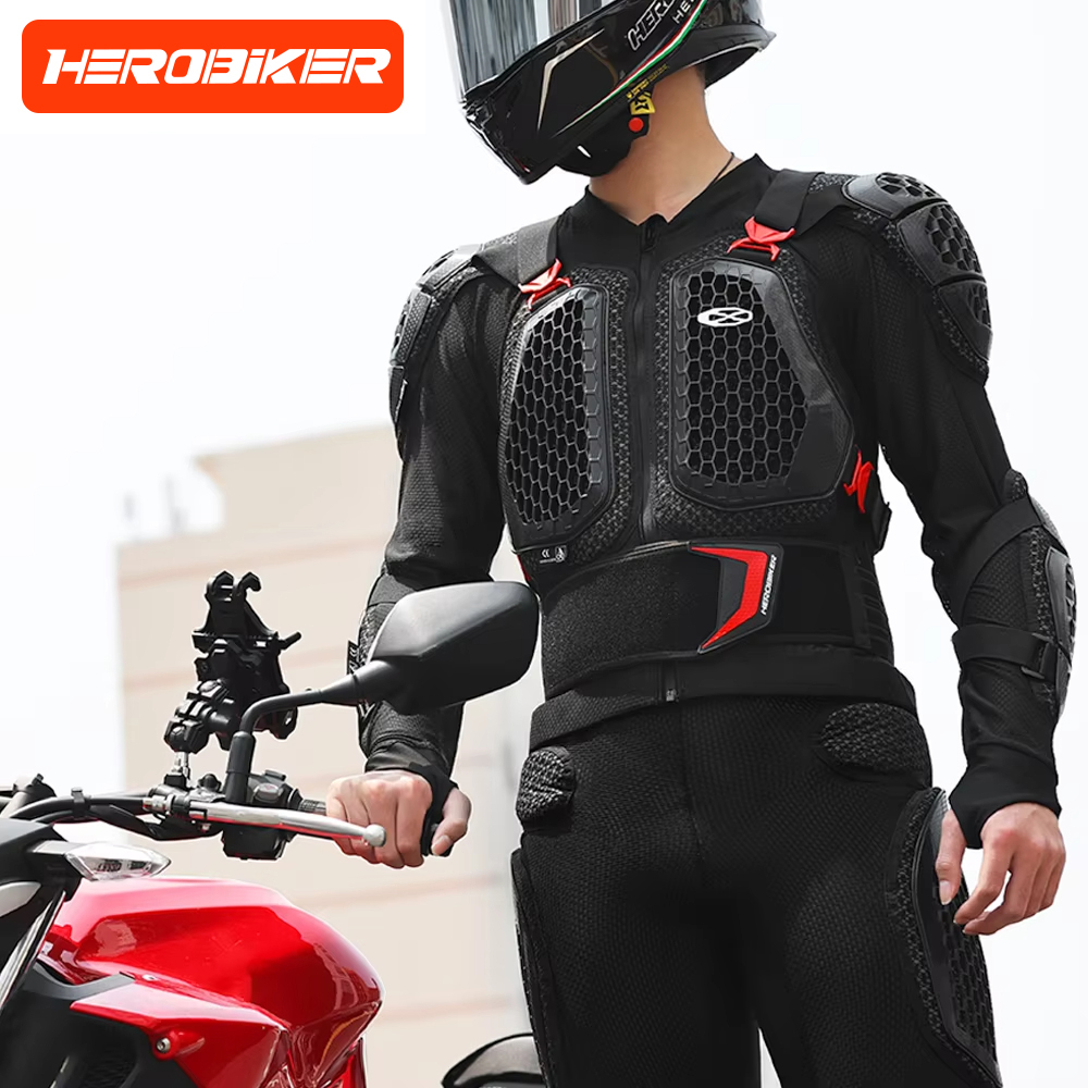 سترة وسروال دراجات نارية للطرق - مراجعة Motorcycle Riding Jacket Waterproof وسعره
