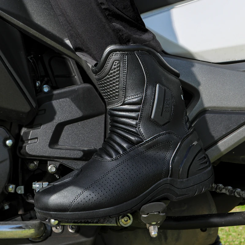 أحذية دراجات نارية، أحذية سباق - مراجعة Motorcycle Boots Waterproof Riding وسعره