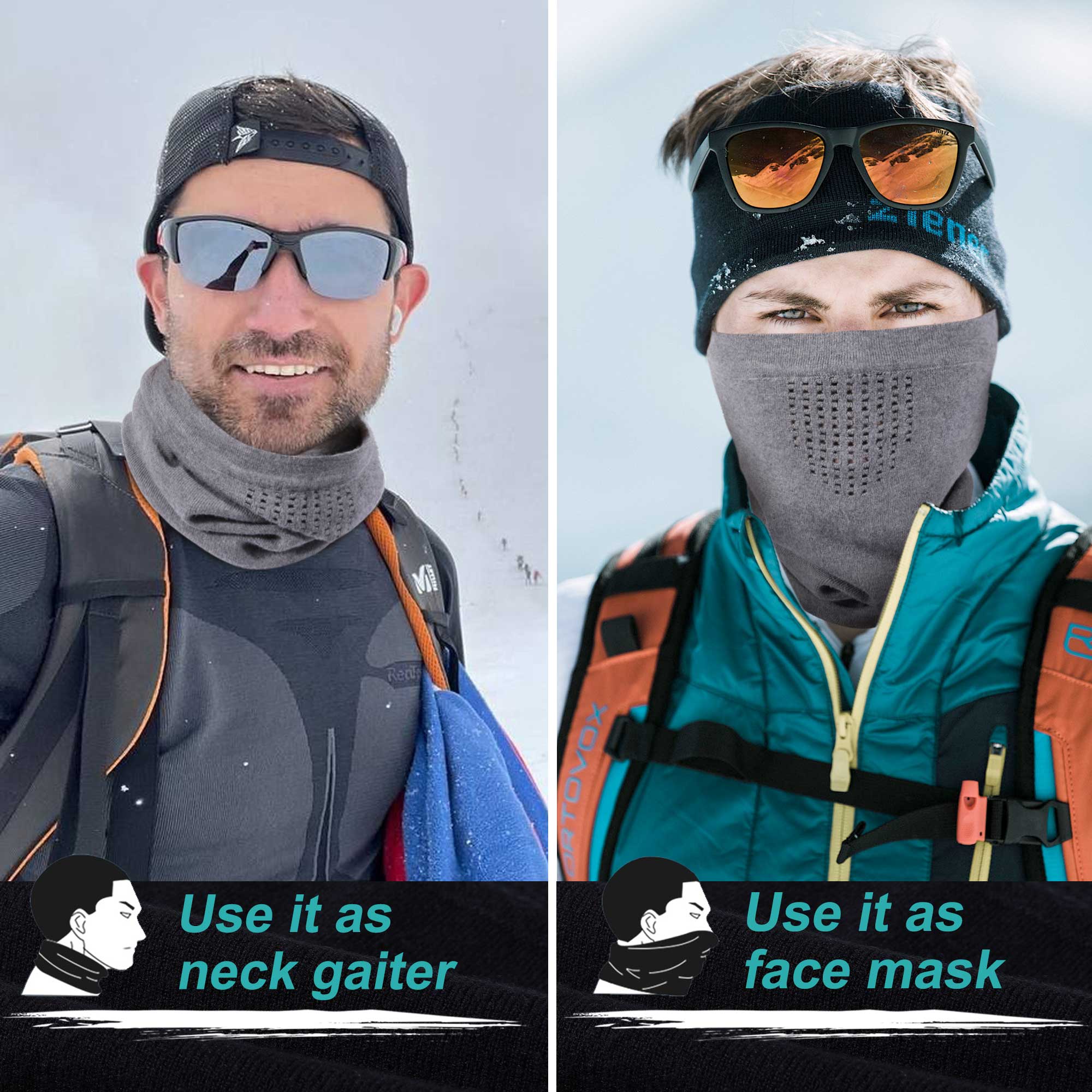 قناع وجه شتوي للدراجات النارية - مراجعة Motorcycle Neck Gaiter Balaclava وسعره