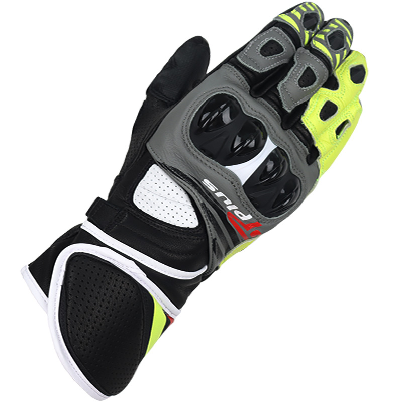 قفازات دراجات نارية طويلة من ا - مراجعة Motorcycle Gloves Leather Knuckle وسعره