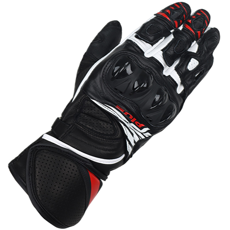 قفازات دراجات نارية طويلة من ا - مراجعة Motorcycle Gloves Leather Knuckle وسعره