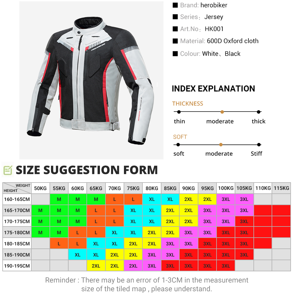 سترة دراجات نارية للرجال مقاوم - مراجعة Motorcycle Jacket Thermal Liner وسعره