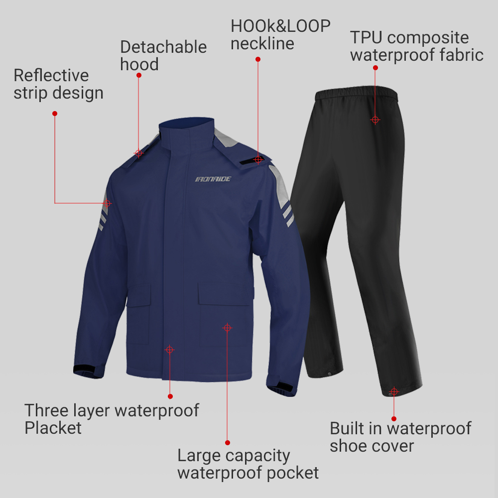 الرجال دراجة نارية معطف واق من - مراجعة Motorcycle Riding Jacket Waterproof وسعره