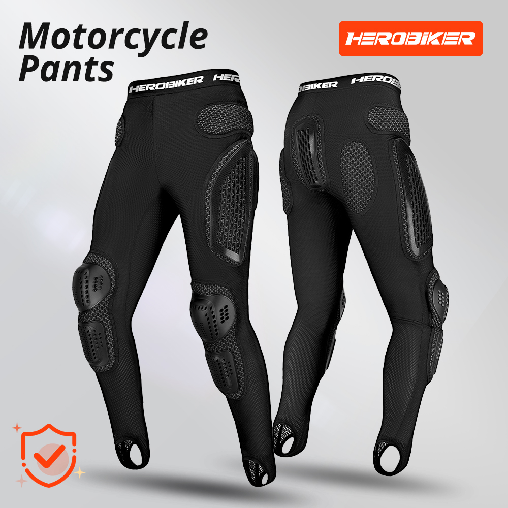 درع ركوب الدراجات النارية مضاد - مراجعة Motorcycle Pants Riding Armored وسعره