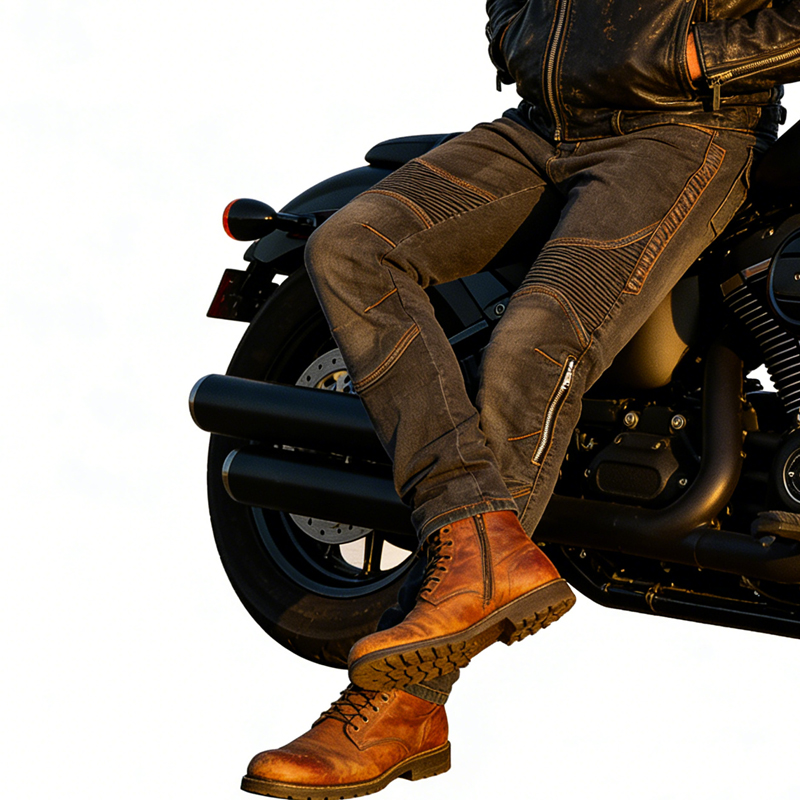 بنطلون جينز رجالي من الكيفلار  - مراجعة Motorcycle Pants Riding Armored وسعره